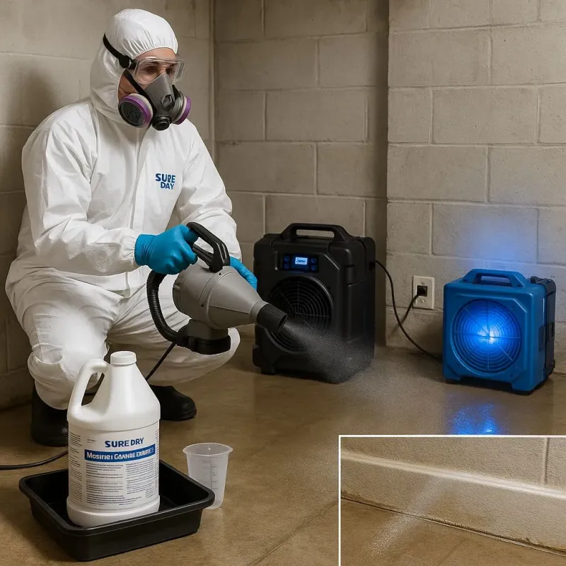 Sanitization and Odor Removal process in Breckenridge, TX